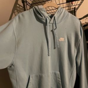 Light blue nike hoodie